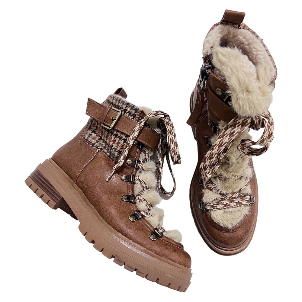 Sam Edelman Circus Combat Boots Gretchen Lace Up Boot Womens 6 1/2
